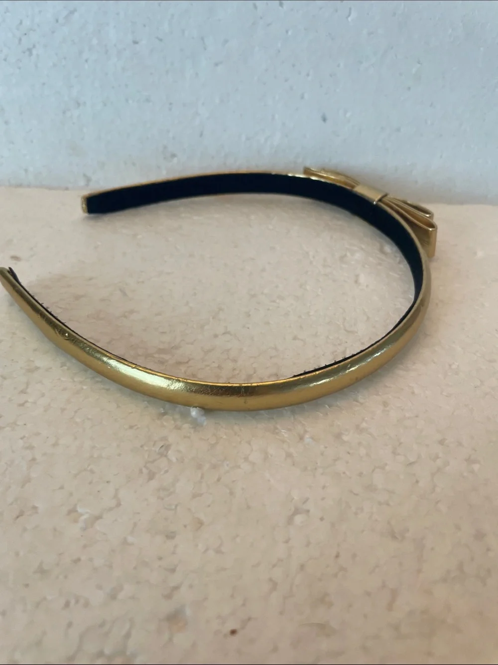 Gold Bow Headband for Women